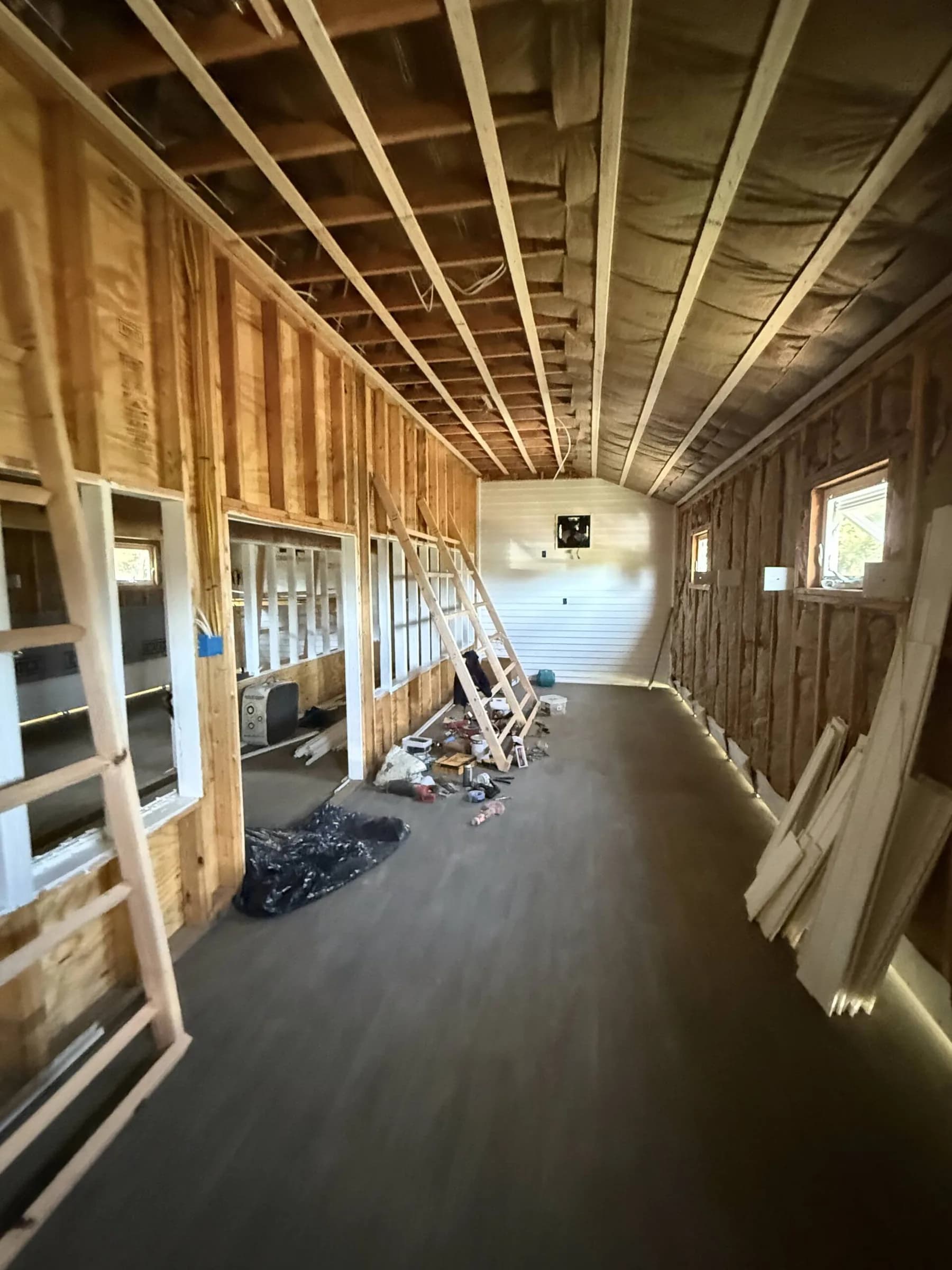 Inside the coop